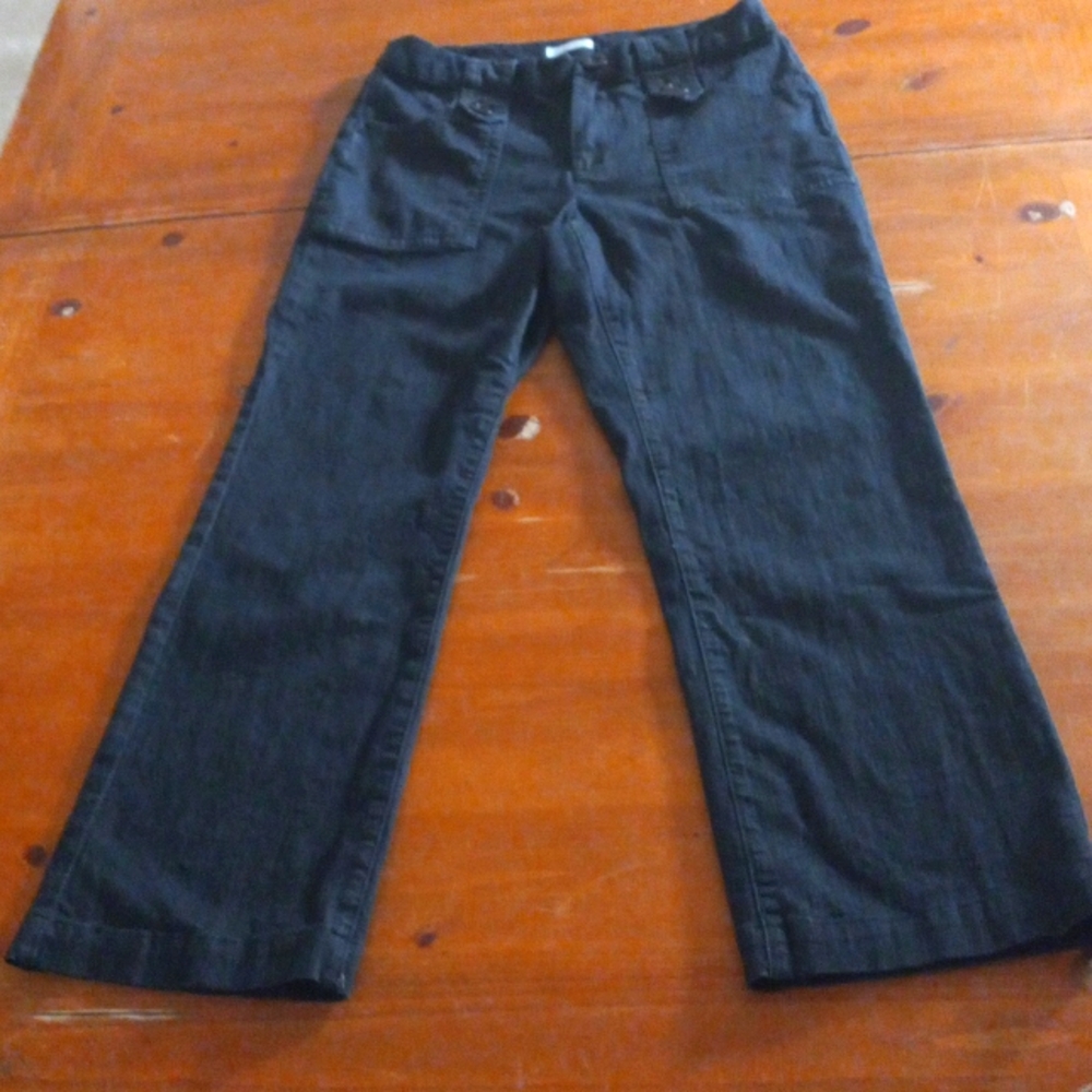 Christopher & Banks Dark Wash Denim Bootcut Jean Size 10